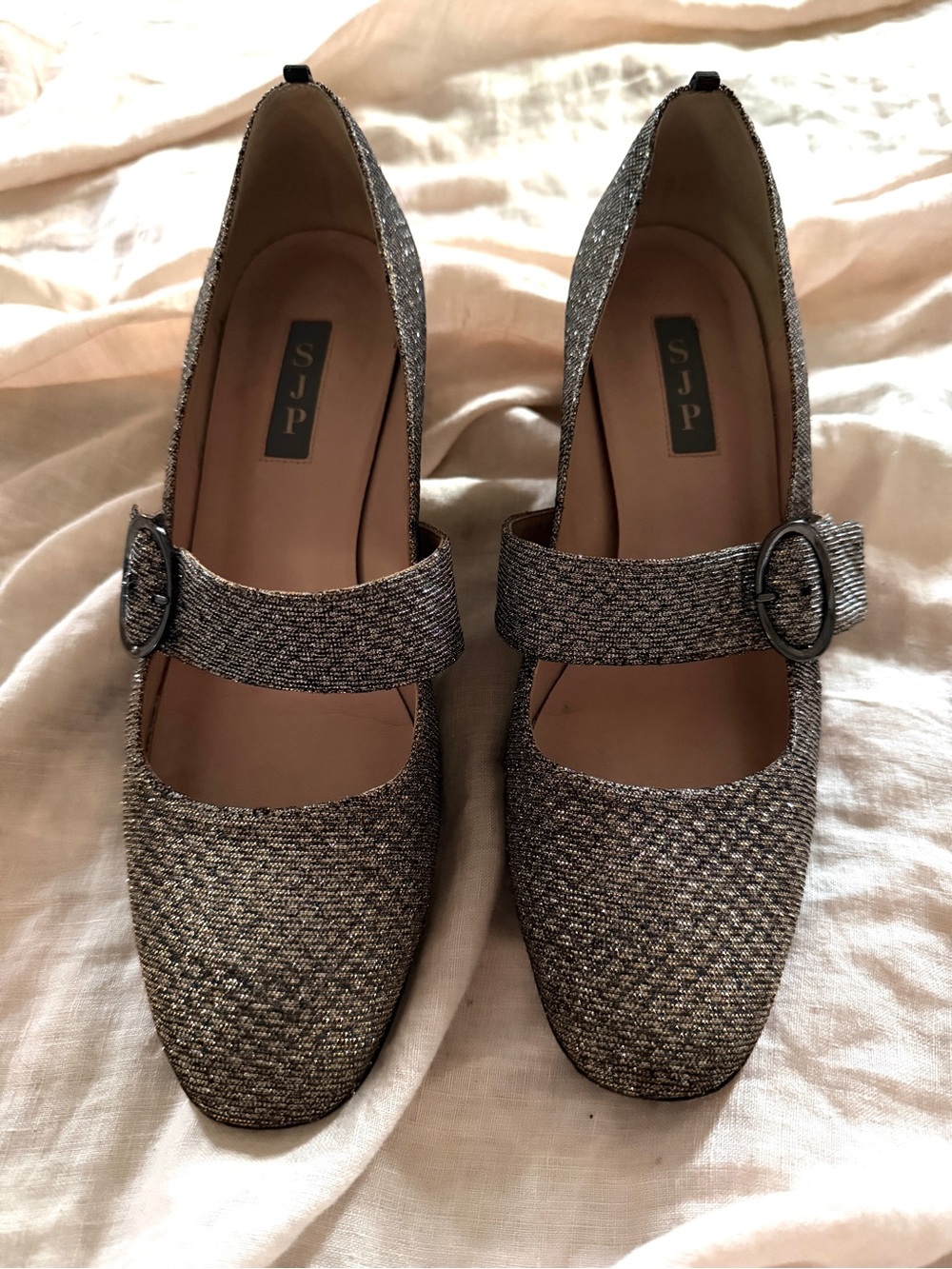 SJP by Sarah Jessica Parker Metallic Mary Jane Pumps